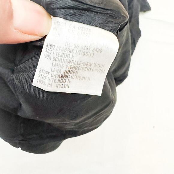 Escada Black Lace Trimmed Sleeves Structured Blazer Size 38 - Picture 3 of 5